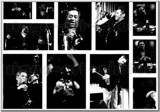Dizzy Gillespie Collage - unsigniert !