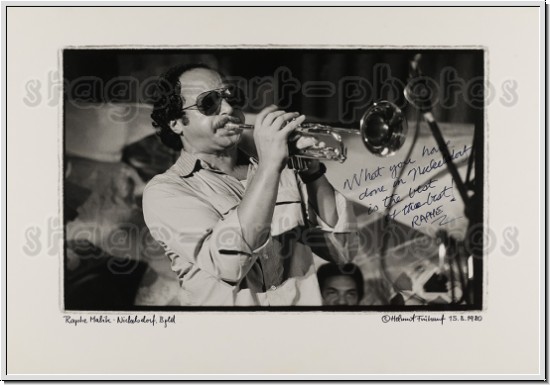 Raphe Malik - tp (im Duo mit Glenn Spearman - ts)