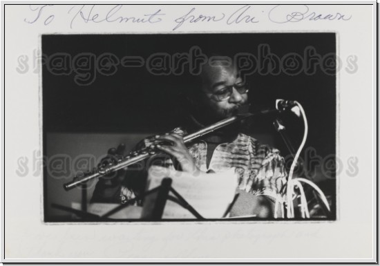 Ari Brown - fl (Don Moye Quartet)