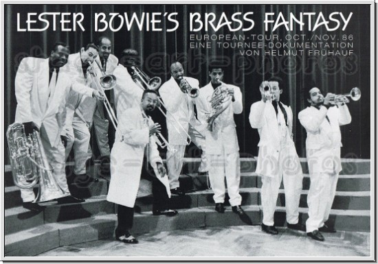 Broschüre Tournee-Dokumentation Lester Bowie´s Brass Fantasy