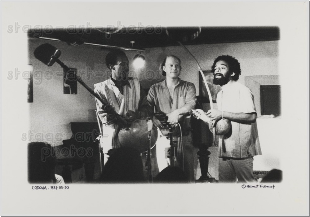 CODONA: Don Cherry - kora, Collin Walcott - kakilambe, Nana Vasconcelos - berimbao